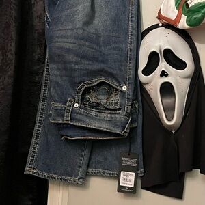 True Religion Dark Blue Straight Jeans